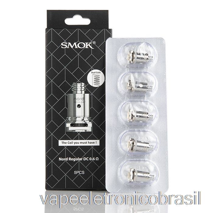 Vape Eletronico Smok Nord Bobinas De Substituição 0.6ohm Nord Regular Dc Bobinas